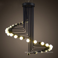 Modern pendant lights postmodern creative Iron lamp personality ball modern led chandelier